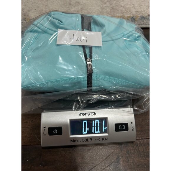 Tek Gear Womens Light Blue 1/4 Zip Pullover Stylish Activewear Top Sz Medium - Picture 8 of 8